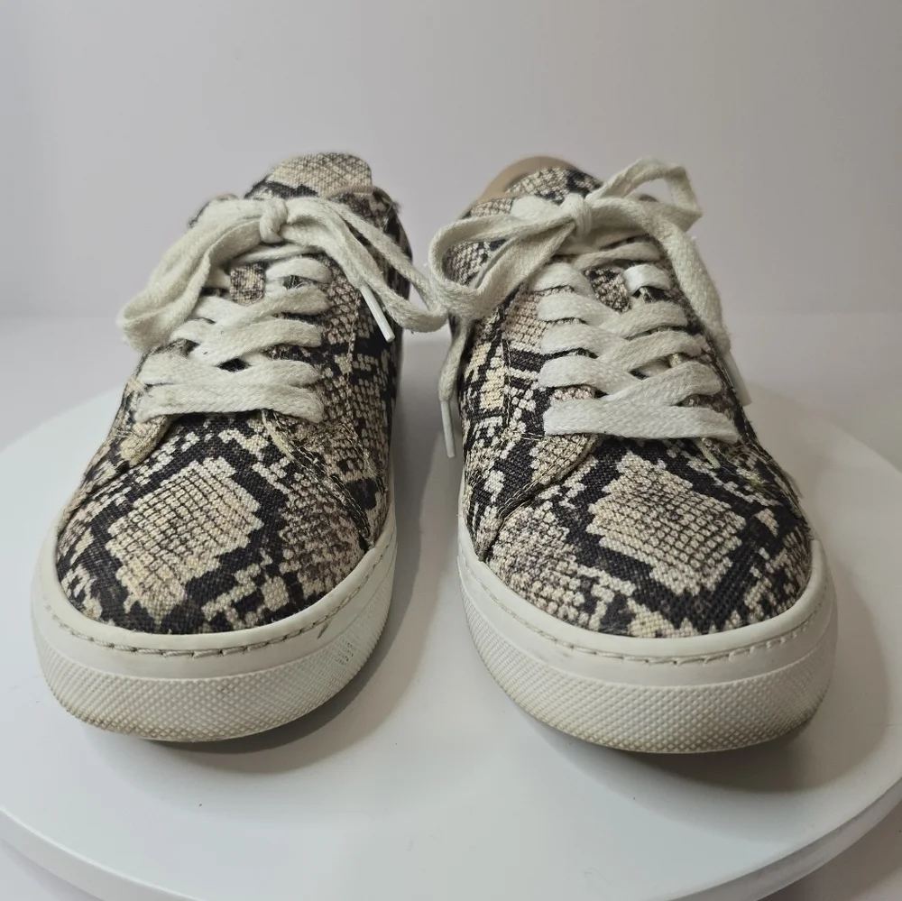 ⭐️40% Off⭐️ Steve Madden Vonn Snakeskin Print Canvas Sneakers